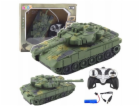 LeanToys Vojenský tank T90, dálkově ovládané, RC světla, ...