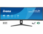 iiyama ProLite XCB4594DQSU-B1 - LED monitor - zakrivená - 45" (44.5" zobrazitelný) - 5120 x 1440 Dual Quad HD @ 75 Hz - VA - 450 cd/m? - 3000:1 - 2 ms - 2xHDMI, 2xDisplayPort, USB-C - reproduktory - c