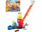 Mattel Hot Wheels City Super hasičská stanice + dráha (JH...