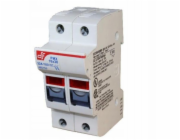 MOREK Odpínač, pojistková patice PMX 2P pro pojistky 10x38, 1000V DC, 32A, pro fotovoltaické instalace se signalizací 485153