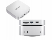 Orico Dokovací stanice MiniLink 9 v 1 s pozicí pro pevný disk - stříbrná