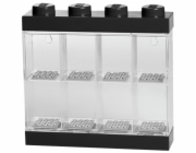 Room Copenhagen Vitrína na 8 minifigurek LEGO černá (černá/průhledná)