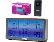 Meteo rologická stanice METEO, vlhkoměr, teploměr, hodiny SP203