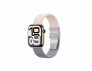 Amazingthing Sada 2 řemínků Blend pro Apple Watch 45/46/49 mm – růžovošedá/růžová