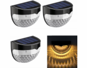 ProGarden Q30D1 SOLÁRNÍ NÁSTĚNNÉ ZAHRADNÍ LED LAMPY 8 KS.