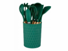 Alpina - Sada silikonového kuchyňského náčiní se stojánke...