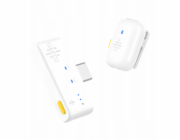 Ulanzi Bezdrátový mini mikrofon s HD 100m pro telefon, USB-C, USB-C / Minipods K1 / Bílá