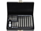 AWTools AWTOOLS Drážkované hroty 15 ks, černé AW35119BL
