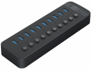 Orico Hub CT2U3-10AB s 10x USB-A přepínači - černý Hub CT2U3-10AB s 10x USB-A přepínači - černý