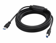 Vision - Kabel USB - USB typ A (M) do USB Type B (M) - USB 3.0 - 5 m - aktivní inline booster - cerná