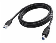 Vision - Kabel USB - USB typ A (M) do USB Type B (M) - USB 3.0 - 3 m - cerná