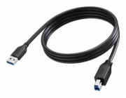 Vision - Kabel USB - USB typ A (M) do USB Type B (M) - USB 3.0 - 2 m - cerná