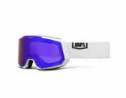 100% 100percent SNOW - SNOWCRAFT XL brýle bílé HiPER fialové zrcadlové