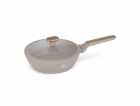 Pánev hluboká  s poklicí 24 cm Taupe Nordic Collection BH...