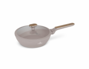 Pánev hluboká  s poklicí 24 cm Taupe Nordic Collection BH-8333