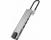 Bounn Dokovací stanice/replikátor 8 v 1 s USB-C (JL-CX08)