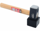 AWTools DLAŽEBNÍ KLADIVO 2,0 KG / 28 CM GUMOVÉ