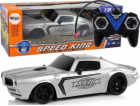 LeanToys R/C sportovní auto 1:18 stříbrný šampion