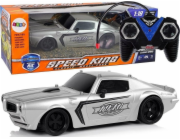 LeanToys R/C sportovní auto 1:18 stříbrný šampion