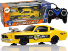 LeanToys Sportovní auto na dálkové ovládání 1:20 žluté