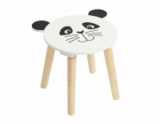 Home Styling Collection Dřevěná dětská stolička SAFARI se zvířecím motivem, 28 cm