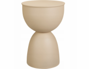 Home Styling Collection Kovový odkládací stolek DUNE, pískově zbarvený, 45,5 cm