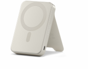 Satechi OntheGo Magnetic Qi2  Powerbank Stand 10000 mAh Sand