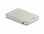 Satechi OntheGo Magnetic Qi2  Powerbank Stand 5000 mAh Sand
