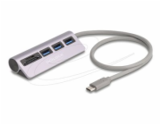 Delock - Rozbocovac - 5 Gbps, with USB Type-C connector and Micro SD Card Reader - 3 x SuperSpeed USB 3.0 - desktop
