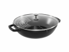 Staub Wok 30 cm with Lid  Cast Iron, black