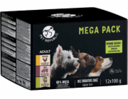 PETREPUBLIC Mega Pack Chicken, Beef, Lamb - vlhké krmivo pro psy - 12x100g