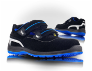 VM Footwear Bezpečnostní sandály Parma 2195-S1P ESD, velikost 43, černo-modré