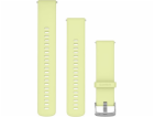 Garmin 22mm silikonové citronově/nerezové rychloupínací s...