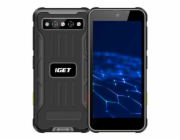 iGET T mini 6 + 128 Black - odolný mobilní telefon