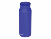 Quokka Echo* - 690ml nerezová láhev se silikonovou rukojetí (tmavomodrá)