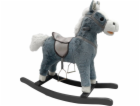 LeanToys Houpací kůň 74 cm Sounds Gray