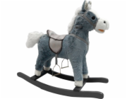 LeanToys Houpací kůň 74 cm Sounds Gray