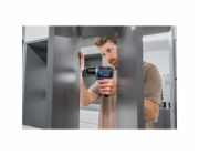 Bosch Powertools Akumulátorová vrtačka/šroubovák GSR 12V-32 FC Professional, 12 V (modrá/černá, 2x Li-ion baterie 2,0 Ah, L-BOXX, kovové sklíčidlo, úhlové uchycení, excentrické uchycení)
