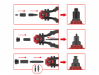 KS Tools 3 in 1 Nietzangen-Satz 15-tlg
