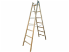AWTools Dřevěný žebřík AWTOOLS 2x 7 schodů 150 kg