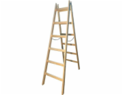 AWTools Dřevěný žebřík AWTOOLS 2x 6 schodů 150 kg
