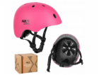 Nils Extreme MT301 RŮŽOVÁ PŘILBA XS (48-52 CM)