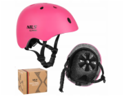 Nils Extreme MT301 RŮŽOVÁ PŘILBA XS (48-52 CM)