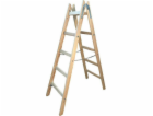 AWTools Dřevěný žebřík AWTOOLS 2x 5 schodů 150 kg