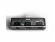 Satechi USB-C PD Mobile XR Hub &amp;  3.5mm Audio space grey