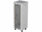 Lanberg 19" 32U 600x600 šedá stojící racková skříň s perf...