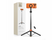 Adidas Selfie tyč TECH-PROTECT L10S MAGSAFE BLUETOOTH, STATIV, ČERNÁ/ORANŽOVÁ