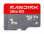 SanDisk Ultra GO - Pametová karta flash - 1 TB - A1 / UHS-I U1 / Class10 - microSDXC UHS-I