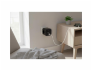 Nabíjecí stanice Huslog 15W 3xzásuvka, 2xUSB-C, 2xUSB, 1x vypínač černá
