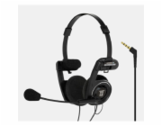 KOSS Porta Pro Headset Black, Slúchadlá, čierne